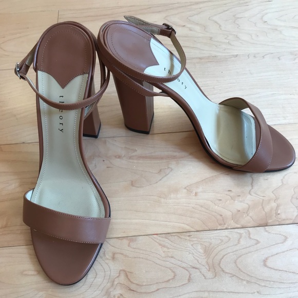 camel block heels